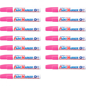 Artline 400Xf Paint Marker Medium Bullet 2.3mm Pink Pack Of 15