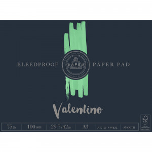 The Paper House Valentino Pad A3 75gsm Bleed proof 100 Sheet
