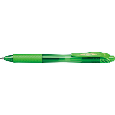 Pentel BL107 Energel X Gel Pen Retractable Fine 0.7mm Lime Green