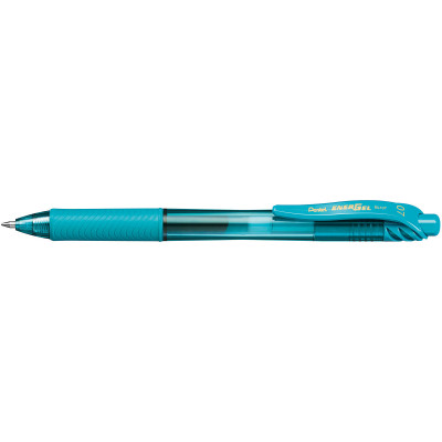 Pentel BL107 Energel X Gel Pen Retractable Fine 0.7mm Turquoise