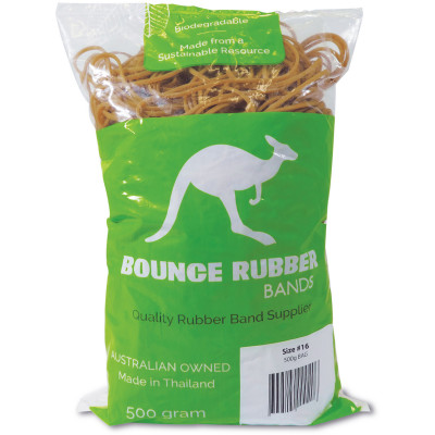 Bounce Rubber Bands Size 16 Bag 500gm