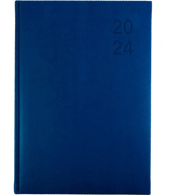 Debden Silhouette Diary A5 Day To Page Navy
