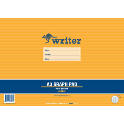 Writer Graph Pad A3 5mm 40 Sheets
