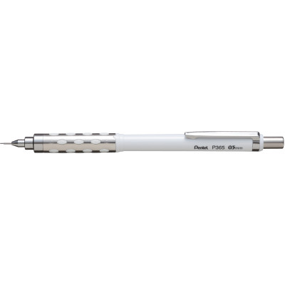 Pentel P365 Stein Mechanical Pencil 0.5mm White