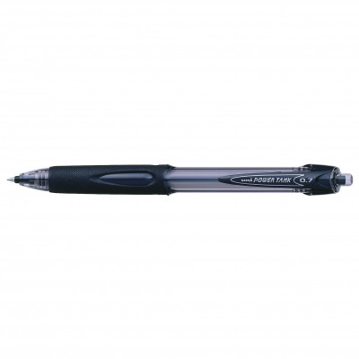 Uni SN227 Power Tank Ballpoint Pen Retractable Fine 0.7mm Black