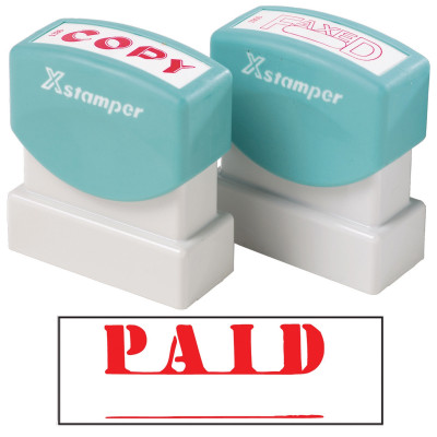 XStamper Stamp CX-BN 1221 Paid Red