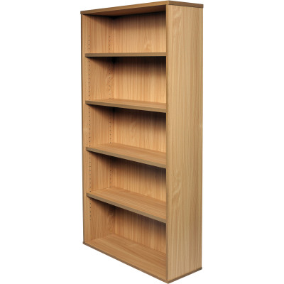 Rapidline Rapid Span Bookcase 900W x 315D x 1800mmH 4 Adjustable Shelves Beech