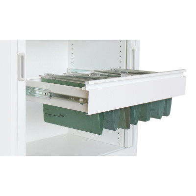 Steelco File Frame Pull Out W1200 White Satin